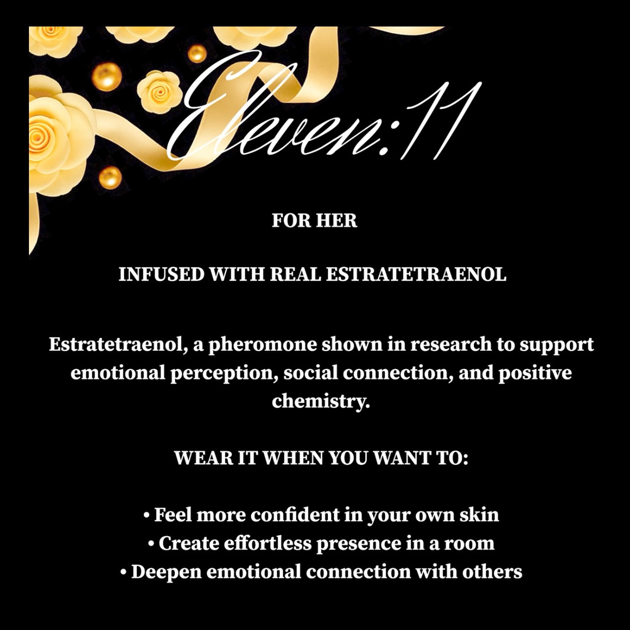 Eleven:11 For Her – Pheromone Roll-On Perfume Oil